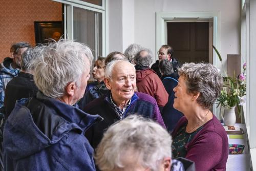 Afscheid van elkaar.